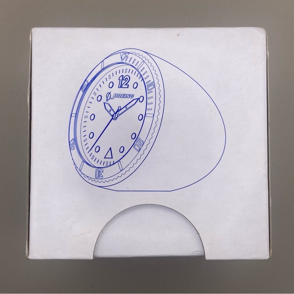 Boeing Mini Desk Clock - Picture 2 of 4